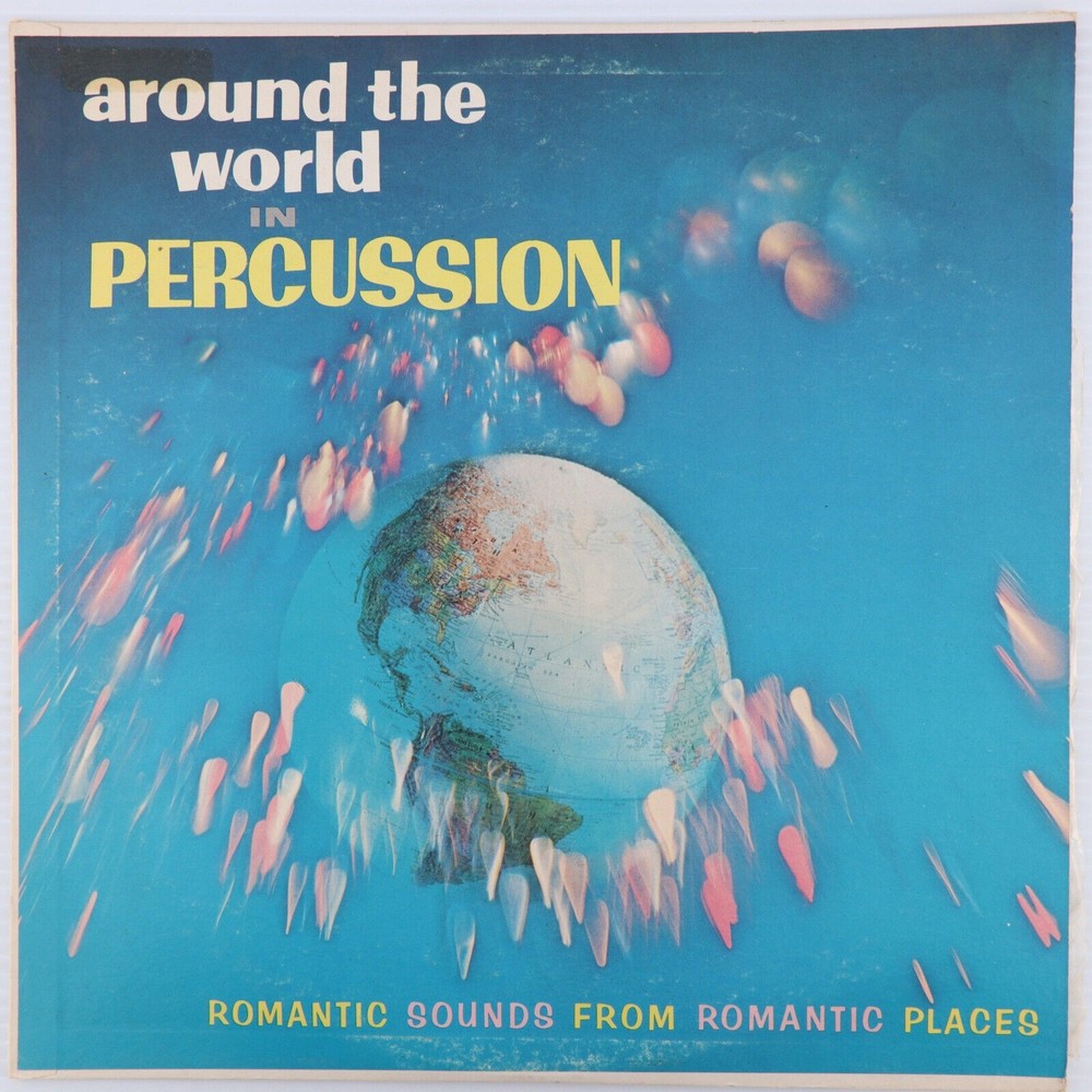 Irv Cottler Around The World In Percussion Stereo Jazz LP Vinyl Record SF-13900